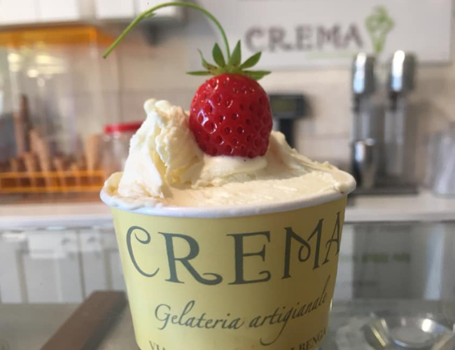 Crema, gelateria artigianale, Albenga. By CiboLibero Blog
